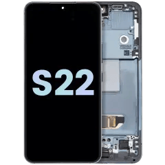 OLED-enhet med ram för Samsung Galaxy S22 5G (Service Pack) (Grön) grön