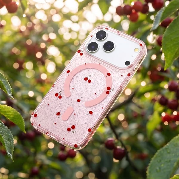 Cherry Mag skal för iPhone 11 glitter