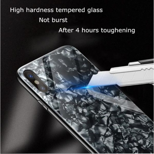 Lyxigt glänsande tempererat glas för Iphone X/Xs