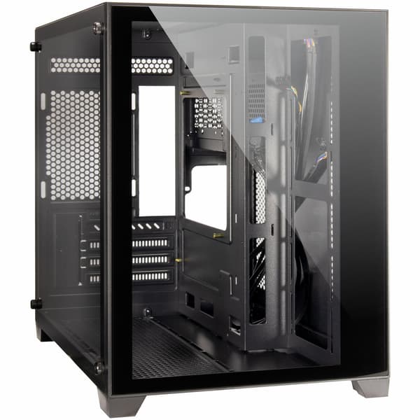 Inter-Tech C-501 Aspect Tower Mini ITX / micro ATX svart