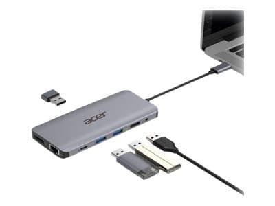 Acer 12-i-1 USB-C Adapter USB-C Dockningsstation