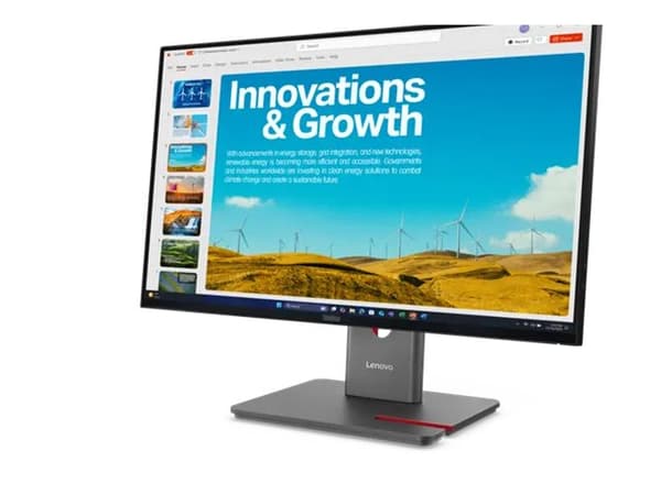 Lenovo ThinkVision P24QD-40 24 IPS 2560 x 1440 (2K) USB-C 3.2 HDMI DisplayPort 120Hz