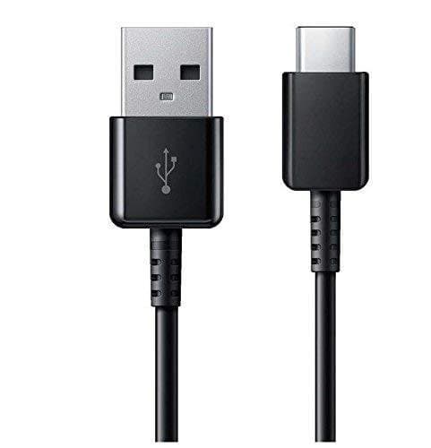 Två Original Samsung USB-C-kabel (1 m) svart