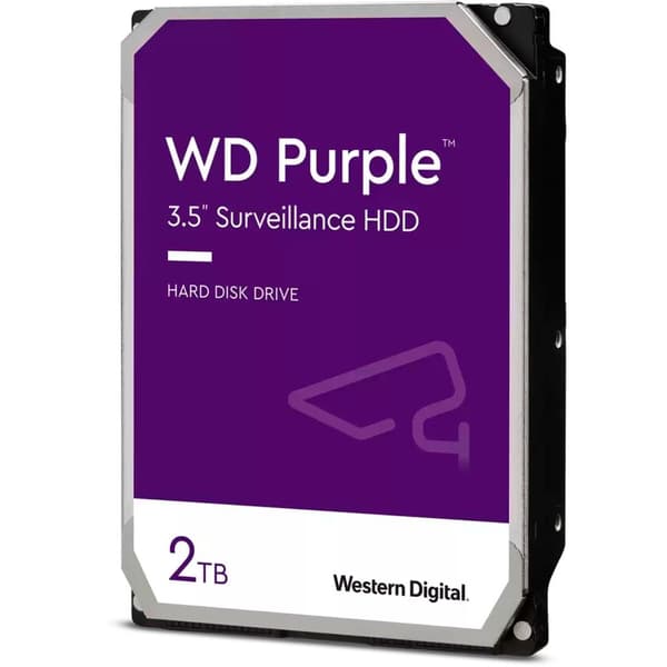 WD Purple Surveillance 2TB SATA 64MB lila