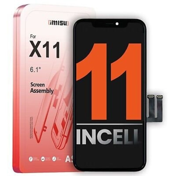ersättnings skärm för iphone 11 svart
