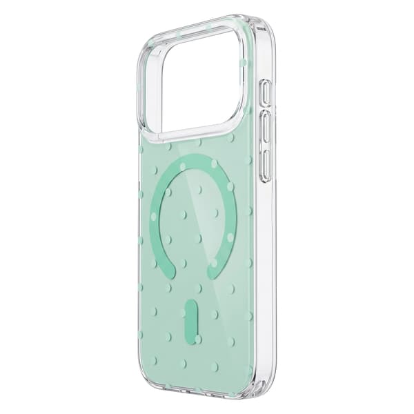 Bubble Dots Mag-fodral för iPhone 15 Pro 6,1\" grön