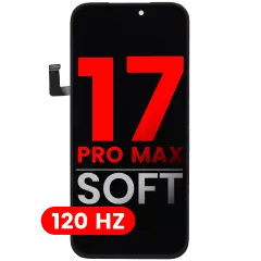 OLED-enhet kompatibel med iPhone 17 Pro Max (Eftermarknad Plus: Mjuk) (120HZ)