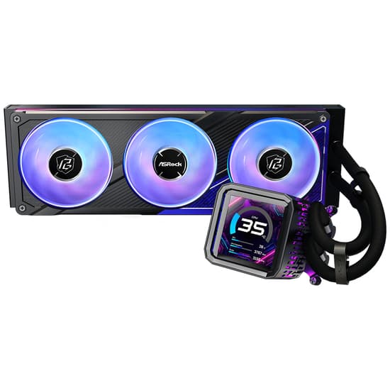 Asrock Phantom Gaming 360 LCD kölesystem 1-pack svart 120 mm svart
