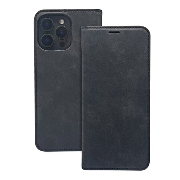 Smart Suede fodral för Honor 400 Lite svart