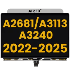 Endast LCD-panel för MacBook Air 13\" (A2681 / A3113 / A3240) (Alla år) (Premium)
