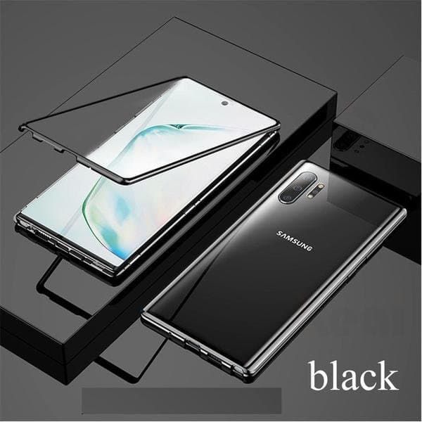 magnet fodral för din samsung note 10 silver