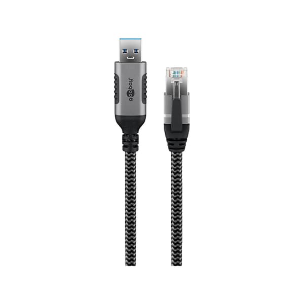 Goobay 74392 USB 3.1 typ A till RJ45 3 m vit