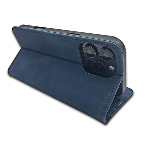 Smart mockafodral för Honor 600 / Honor 600 Pro marinblå