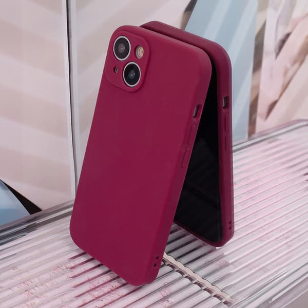 Mag Invisible-fodral för iPhone 14 6,1\" vinröd