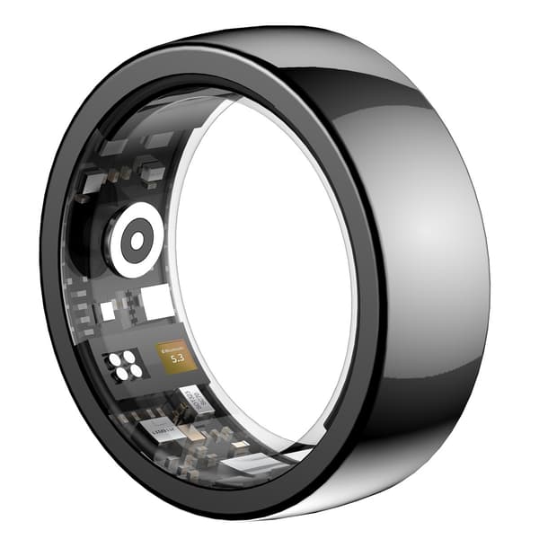 Riversong smart ring Trinity black SR01 size 7 inside diameter 17mm
