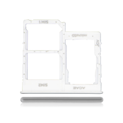Dubbel SIM-kortshållare för Samsung Galaxy A31 (A315 / 2020) (Prism Crush White) vit