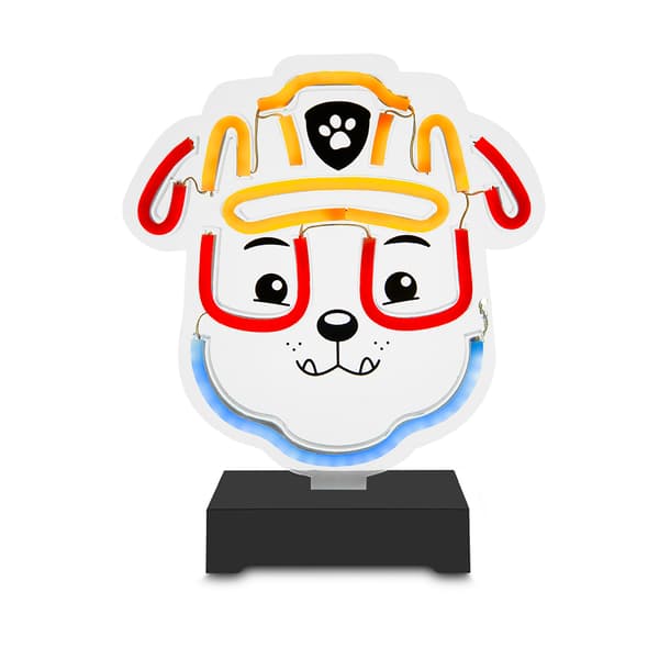 Neon LED på ställ Paw Patrol - Rubble OW-120446
