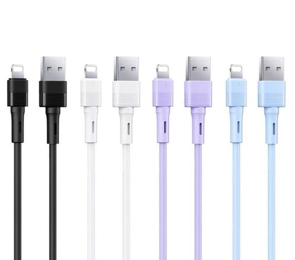 kabel REMAX LEYA SERIES RC-C093 2,4A USB / LIGHTNING vit vit