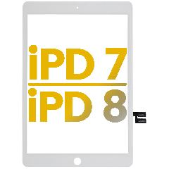 Digitizer för iPad 7 (2019) / iPad 8 (2020) (Premium) (Vit)