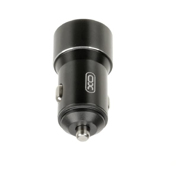 XO billaddare CC30 2x USB 2,4A svart
