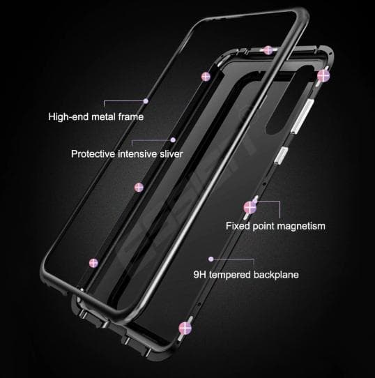 magnetisk glas bakfodral Huawei  P20 pro
