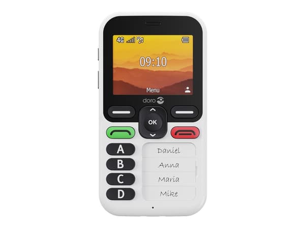 DORO Leva X10 2.4 128MB svart/vit