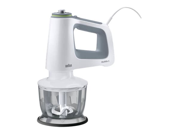 Braun MultiMix 5 HM 5137 WH Håndmixer vit/grå