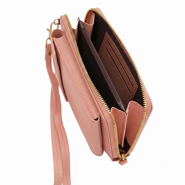 TELEFONVÄSKA MED PLÅNBOKSFUNKTION (18*11*5CM) ROSA