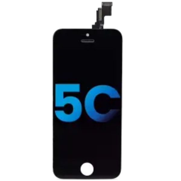 LCD-enhet för iPhone 5C (eftermarknad) (svart)
