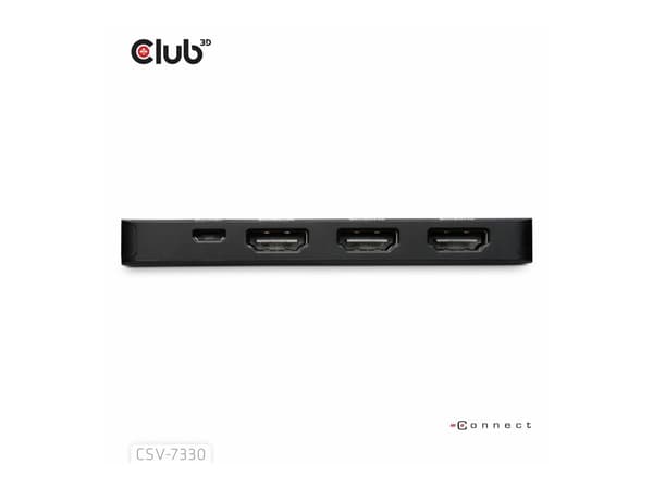 Club 3D Videoadapter 14cm svart svart