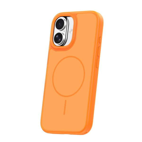 Frame Thin Mag skal för iPhone 16 orange orange