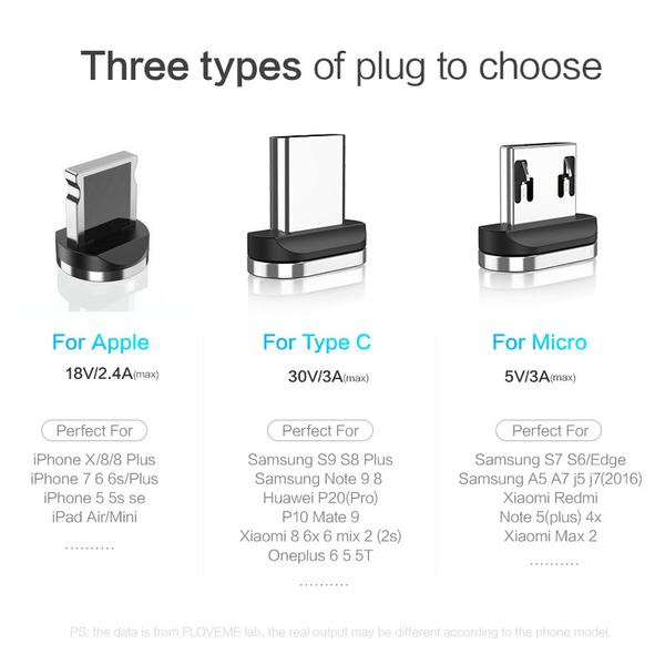 CaseME magnet laddare USB-C blå