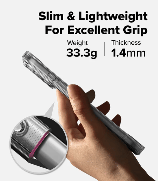 Slimmat silikonskal – Transparent – iPhone 17 Pro Max transparent