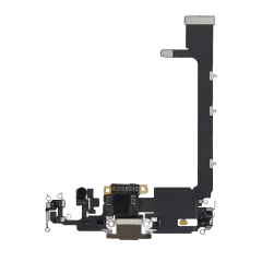 Laddningsport Flexkabel med kort för iPhone 11 Pro Max (Använd OEM-dragning) (Guld) guld