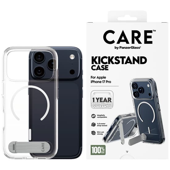 CARE by PanzerGlass® Feature Case Transparent med K