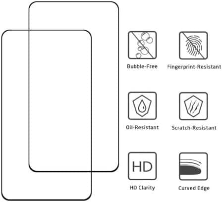 2-pack heltäckande skärmskydd för Samsung A36/56