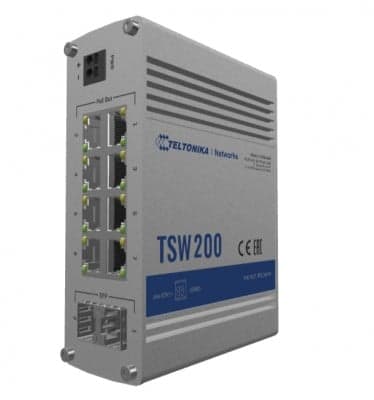 Teltonika TSW200 Switch 8-porte Gigabit PoE+