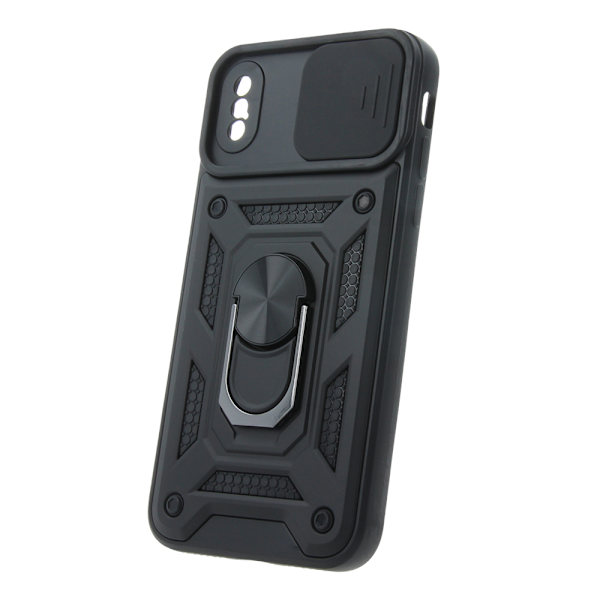 Defender Slide Case for iPhone X / XS - Black, TPU/PC