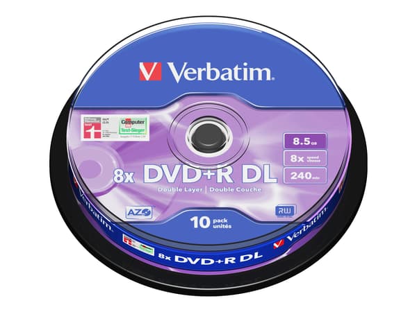 Verbatim 10x DVD+R DL 8.5GB