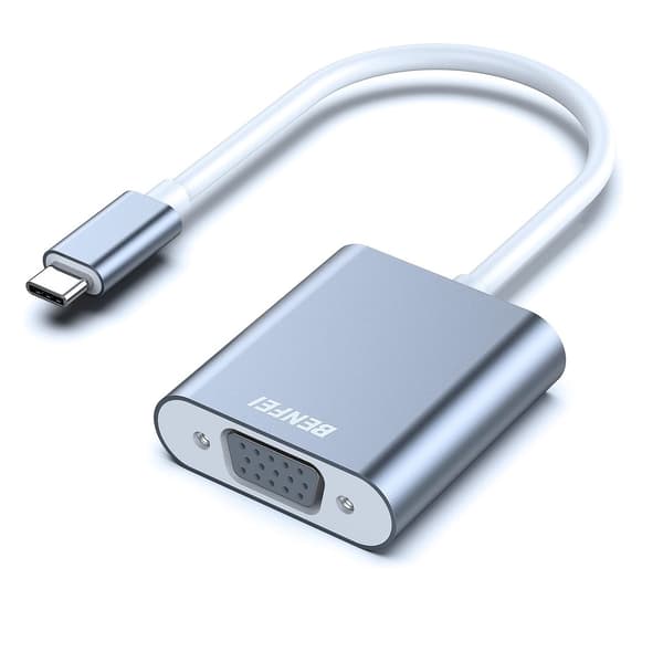 BENFEI-adapter USB C till VGA grå