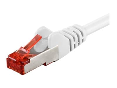 goobay CAT 6 SFTP, PiMF 1.5m Netvärkskabel vit vit