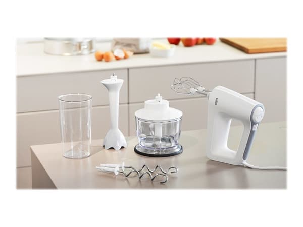 Braun MultiMix 3 HM 3135 WH Håndmixer vit/grå