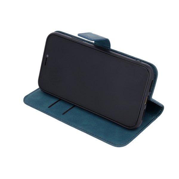 Smart Velvet-fodral för iPhone 14 6,1" blågrön blå