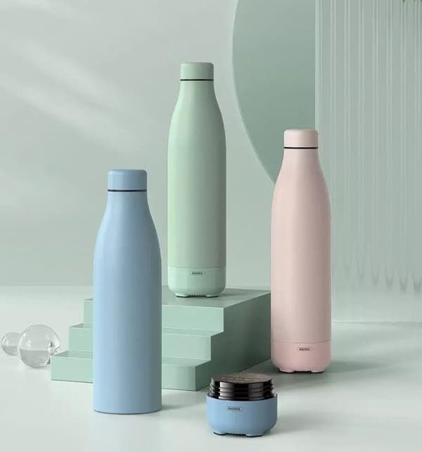 TERMOS MED TRÅDLÖS HÖGTALARE 500ML RB-M5 BLUETOOTH 5.0 GRÖN/GRÖN