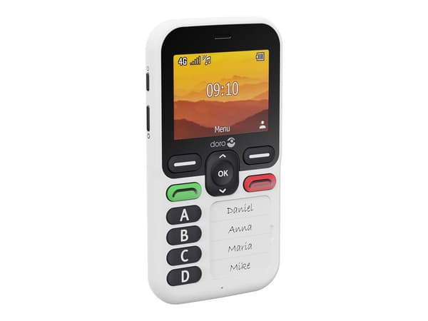 DORO Leva X10 2.4 128MB svart/vit