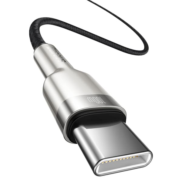 Baseus-kabel Cafule Metal PD USB-C - USB-C 2,0 m svart 100W