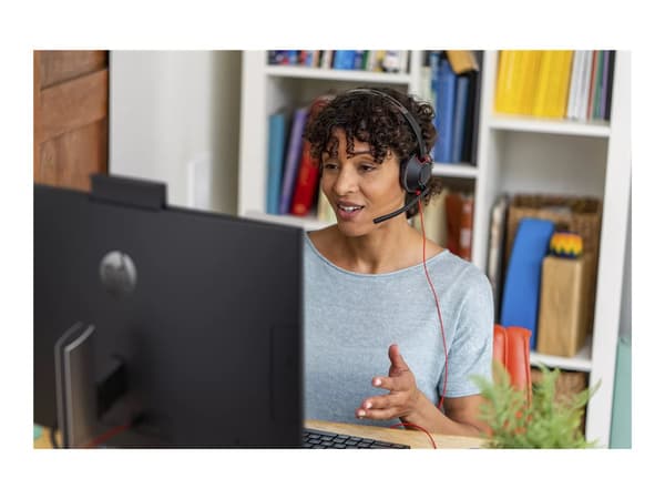 HP Poly Blackwire 5220 Kablet hörlurar svart svart