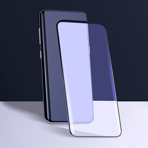 Härdat glas 5D för Xiaomi Mi Note 10 Lite svart ram
