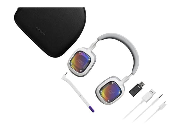 ASTRO Gaming A30 trådlös Kablet hörlurar lila vit
