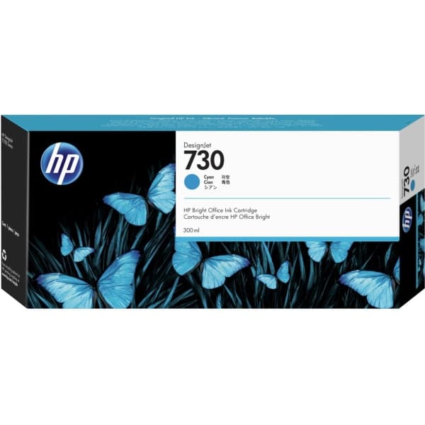 HP 730 Cyan bläck P2V68A